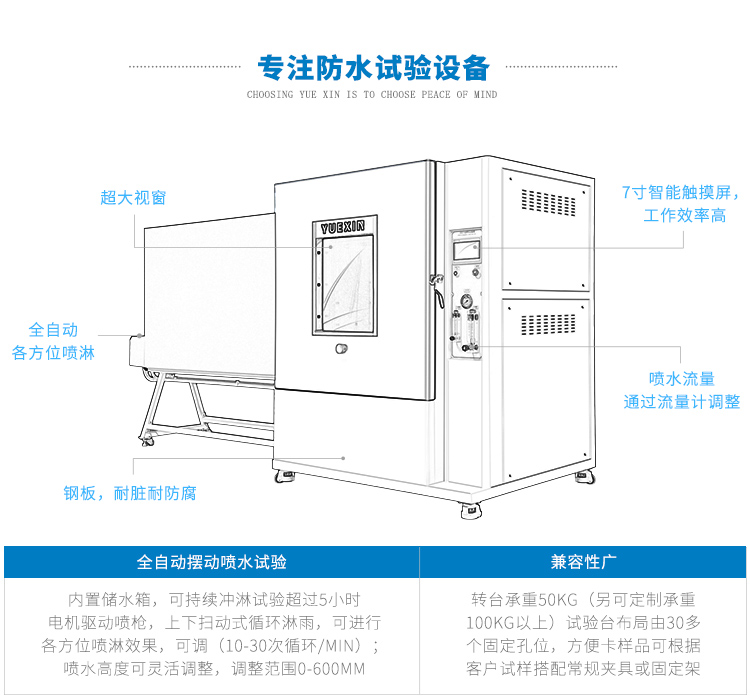 IP65防水測試設(shè)備